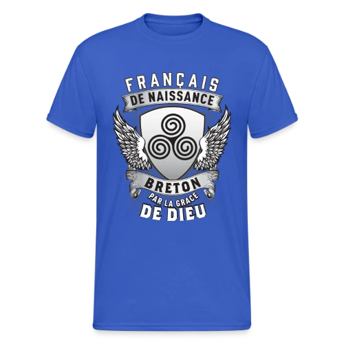 Breton par la Grâce de Dieu - T-shirt Gildan épais homme