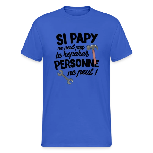 Super Papy Bricoleur - T-shirt Gildan épais homme
