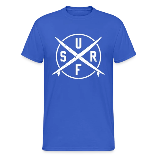 T-shirt Surfen | L'Essence de la Glisse - T-shirt Gildan épais homme
