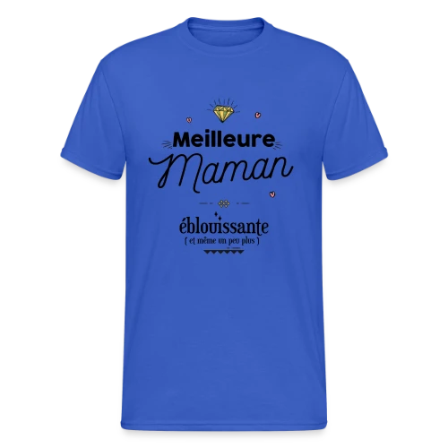 Maman Éblouissante : La Plus Belle des Lumières - T-shirt Gildan épais homme