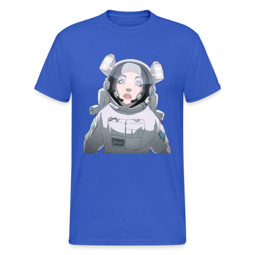 Astronaute Féminine Espace - T-shirt Gildan épais homme