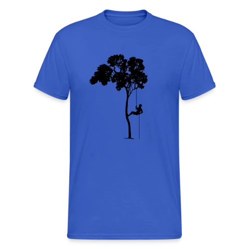 T-shirt Passion Grimpeur d'Arbre & Abseil - T-shirt Gildan épais homme