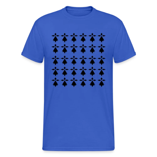 Motif Hermines Bretonnes - T-shirt Gildan épais homme