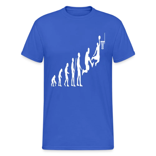 Évolution du Joueur de Basketball - T-shirt Gildan épais homme