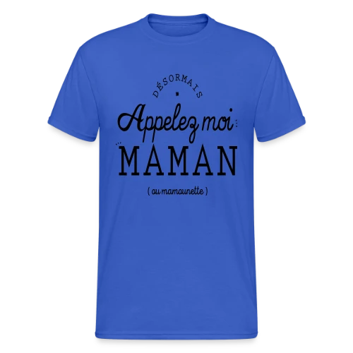 Bientôt Maman : Mon Nouveau Titre - T-shirt Gildan épais homme