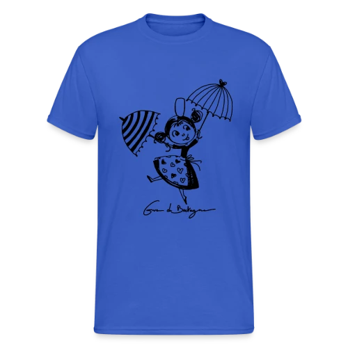 Bigoudène Joyeuse Parapluies - T-shirt Gildan épais homme