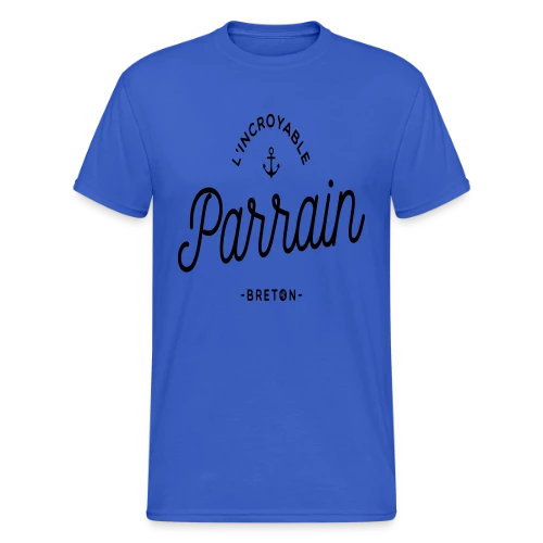 T-Shirt 'L'Incroyable Parrain Breton' - Fier de ses Racines - T-shirt Gildan épais homme