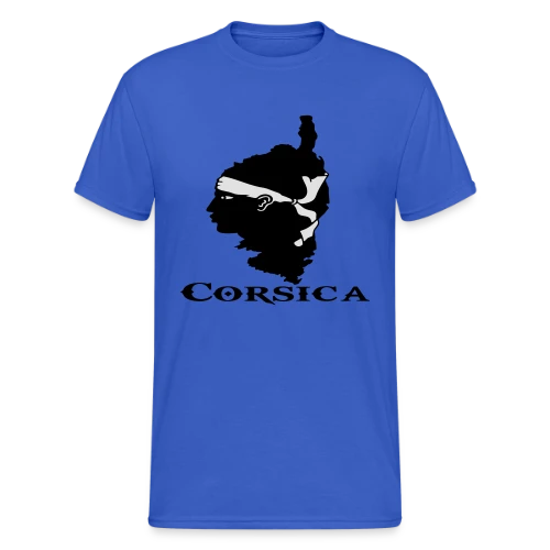 Carte Corse Tête de Maure - T-shirt Gildan épais homme