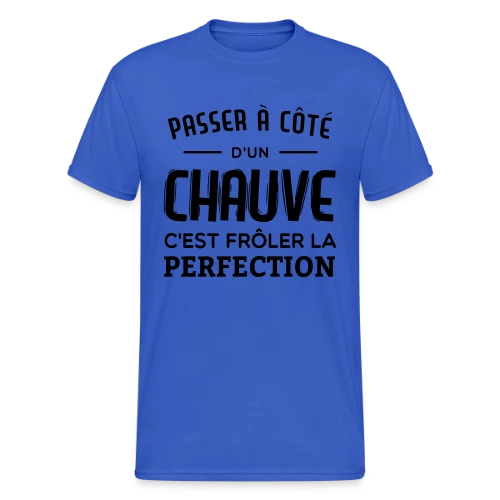 Chauve et Parfait : L'Humour Assume
R - T-shirt Gildan épais homme