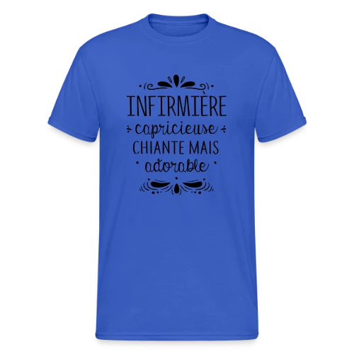 Infirmière : Chiante Mais Adorable - T-shirt Gildan épais homme