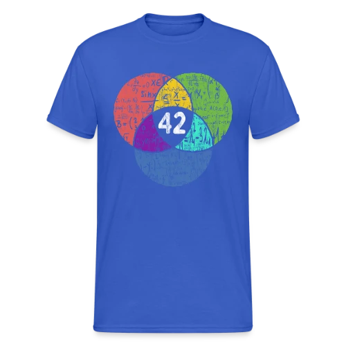 42 - La Réponse Ultime Nerd & Science-Fiction - T-shirt Gildan épais homme