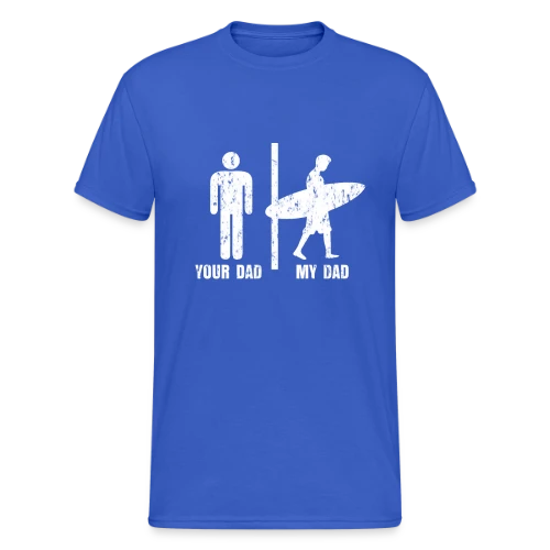 T-shirt Papa Surfeur | Plage & Océan - T-shirt Gildan épais homme