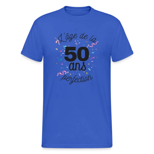 50 ans : L'Âge de la Perfection - T-shirt Gildan épais homme