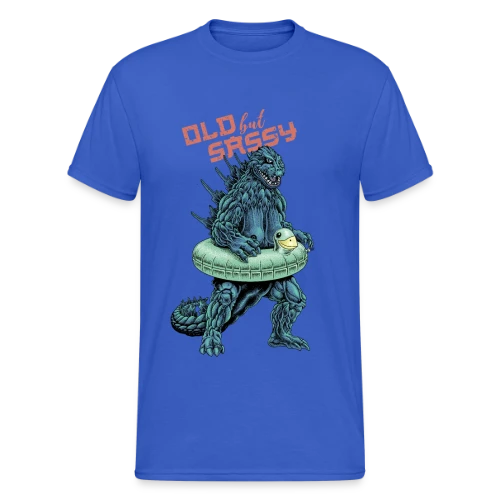 Vieux mais Culotté : Le Monstre Plouf ! - T-shirt Gildan épais homme