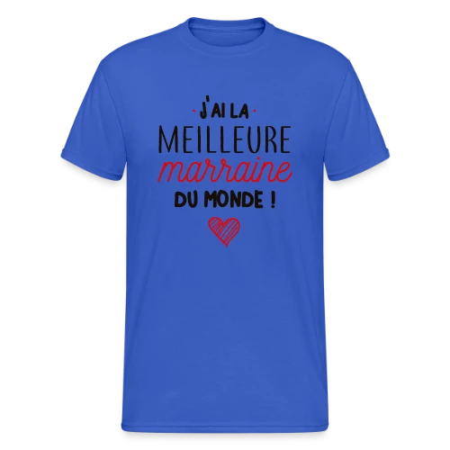 Ma Marraine, la Meilleure du Monde - T-shirt Gildan épais homme