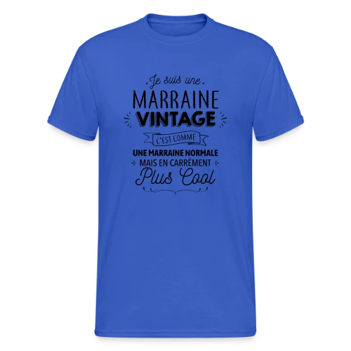 Marraine Vintage : Carrément Plus Cool - T-shirt Gildan épais homme