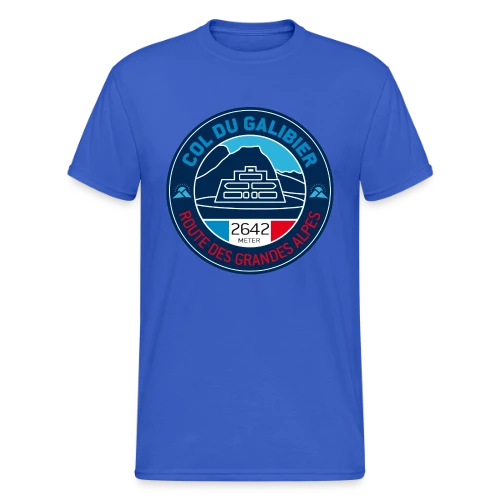 Col du Galibier - Le Sommet Mythique - T-shirt Gildan épais homme