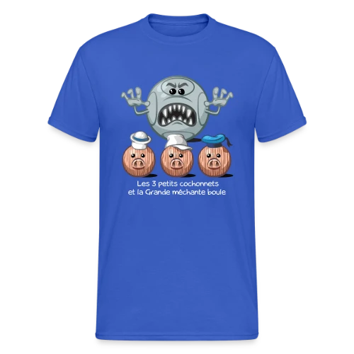 Les 3 petits cochons - T-shirt Gildan épais homme