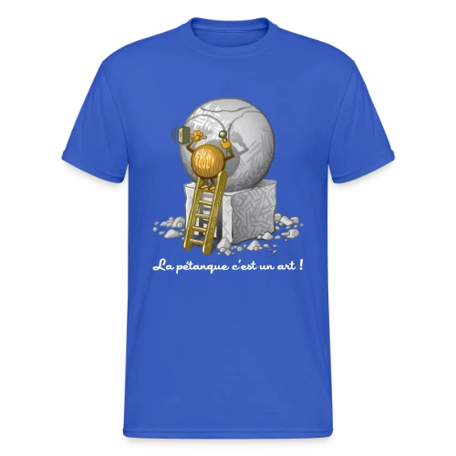 L'Art de la Pétanque : Quand le Sport Rencontre le Style - T-shirt Gildan épais homme