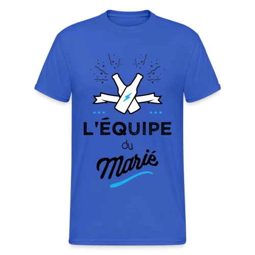 EVG L'Équipe du Marié - T-shirt Gildan épais homme