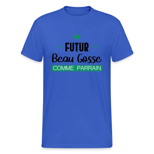 Futur Beau Gosse comme Parrain : T-shirt Humour Naissance - T-shirt Gildan épais homme