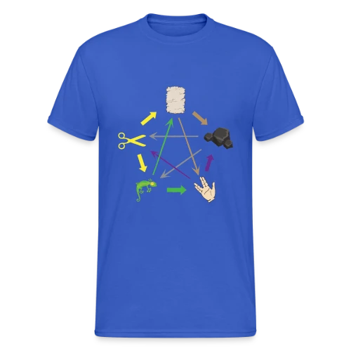 Pierre Feuille Ciseaux Lézard Spock - Geek & Humour - T-shirt Gildan épais homme
