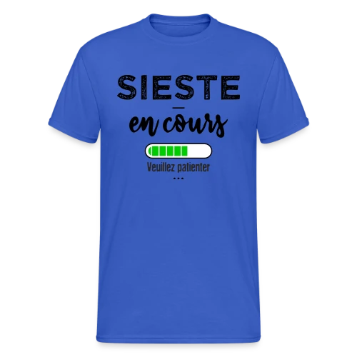 Sieste en cours, ne pas déranger ! - T-shirt Gildan épais homme