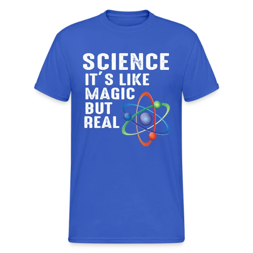 Science : La Vraie Magie - T-shirt Gildan épais homme