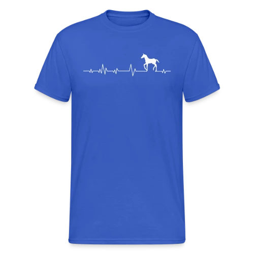 Cheval Élégant Discret - T-shirt Gildan épais homme