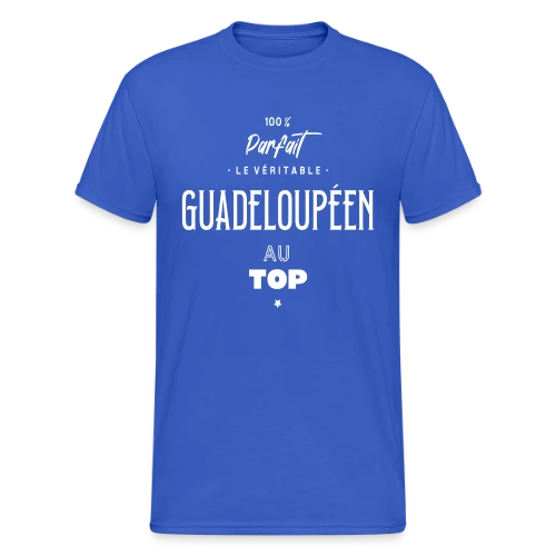 L'Authentique Guadeloupéen au Top ! - T-shirt Gildan épais homme