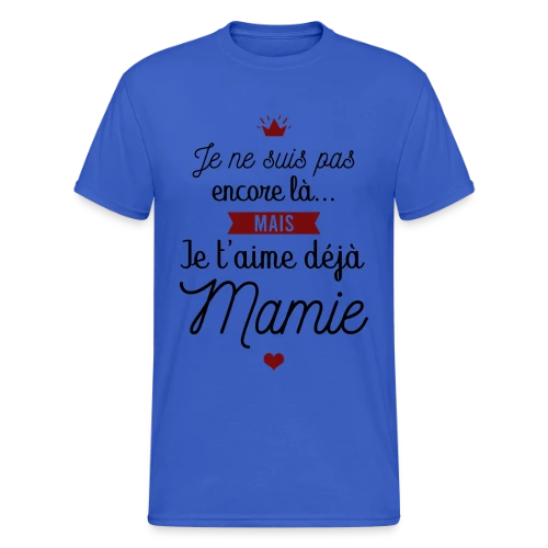 Je t'aime déjà Mamie | Annonce Grossesse Adorable - T-shirt Gildan épais homme