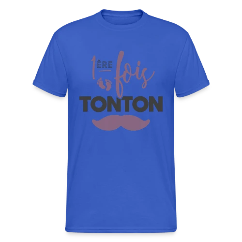 Tonton Première Fois : La Fierté Assumée - T-shirt Gildan épais homme