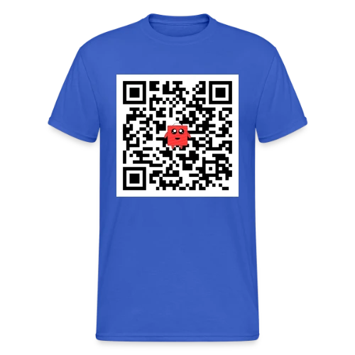 QR Code Mignon - T-shirt Gildan épais homme