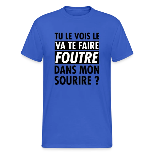 L'?il Qui Dit Tout : "Va te faire foutre ?" - T-shirt Gildan épais homme