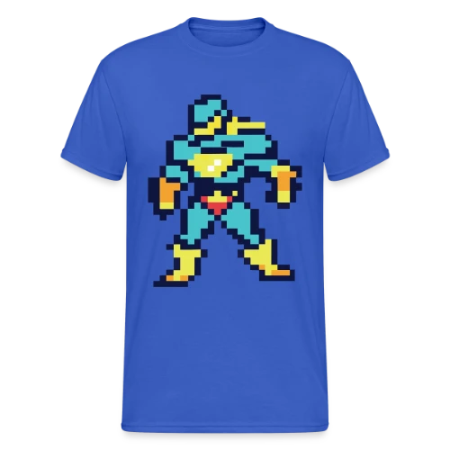 Super-Héros Rétro Sammy - T-shirt Gildan épais homme