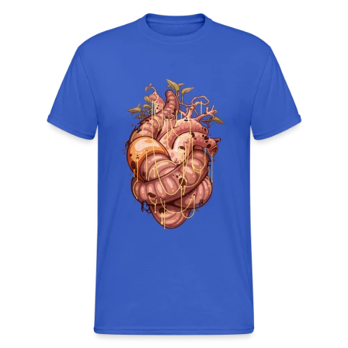 Cœur Intemporel - T-shirt Gildan épais homme
