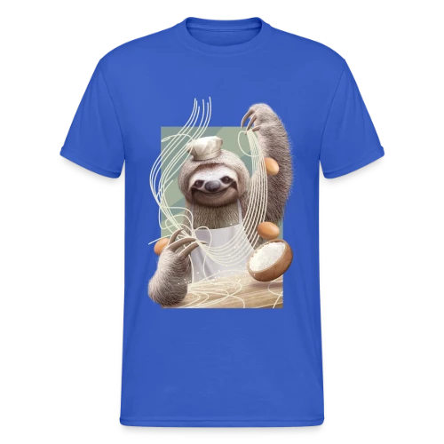 Paresseux Maître des Nouilles - T-shirt Gildan épais homme