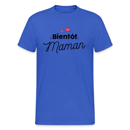 T-shirt Bientôt Maman : Annonce Grossesse Originale - T-shirt Gildan épais homme