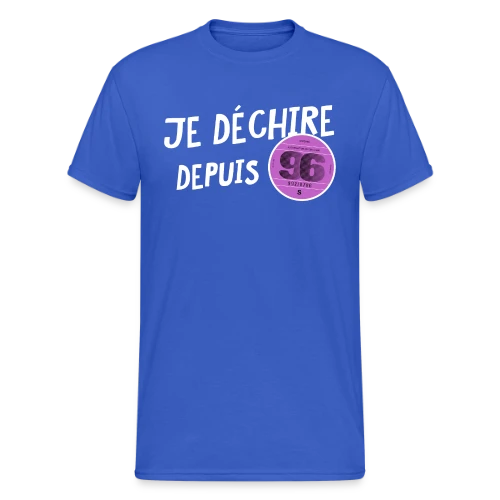 T-shirt Je déchire depuis 1996 - Anniversaire Fun & Vintage - T-shirt Gildan épais homme