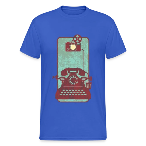 L'Évolution du Smartphone - T-shirt Gildan épais homme