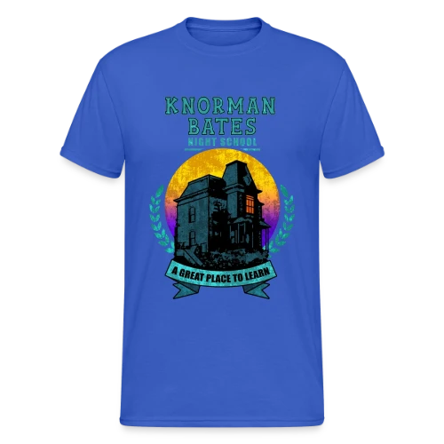 Knorman Bates : Cours du Soir - T-shirt Gildan épais homme
