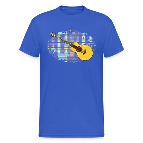 Mélodie Guitare - T-shirt Gildan épais homme