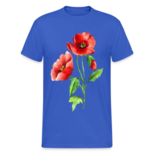 Jardin Fleuri Intemporel - T-shirt Gildan épais homme