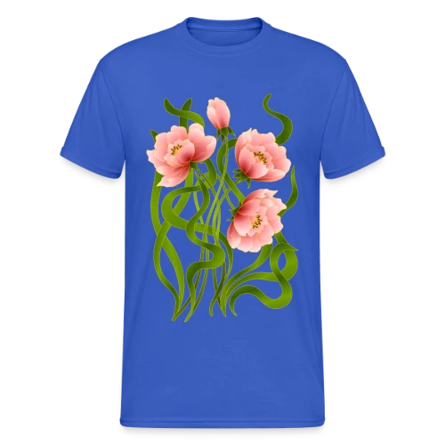 Éclat Floral - T-shirt Gildan épais homme
