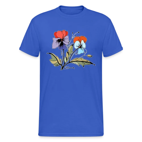 Éclat Floral - T-shirt Gildan épais homme