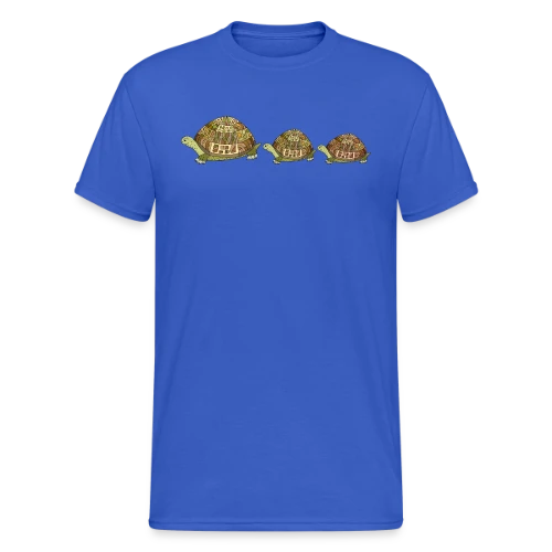 Design Tortue Aquatique - T-shirt Gildan épais homme