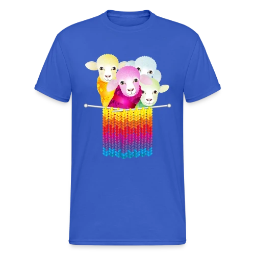 Mouton Tricoteur Rigolo - T-shirt Gildan épais homme