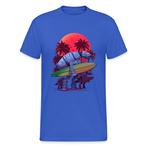 L'Été Galactique des AT-AT - T-shirt Gildan épais homme