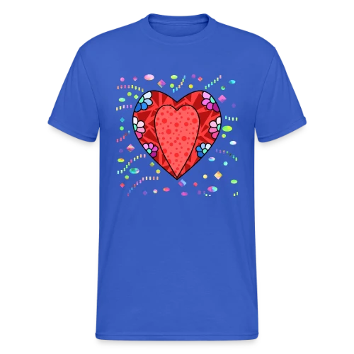Cœur Tendance - T-shirt Gildan épais homme