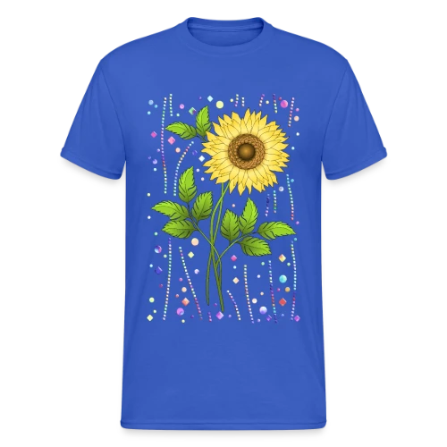 Éclat Floral - T-shirt Gildan épais homme